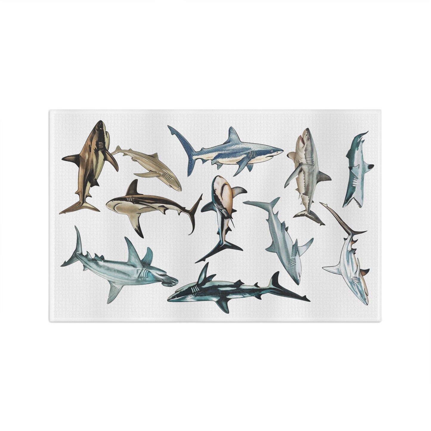 Sharks Tea Towel | Microfiber Tea Towel