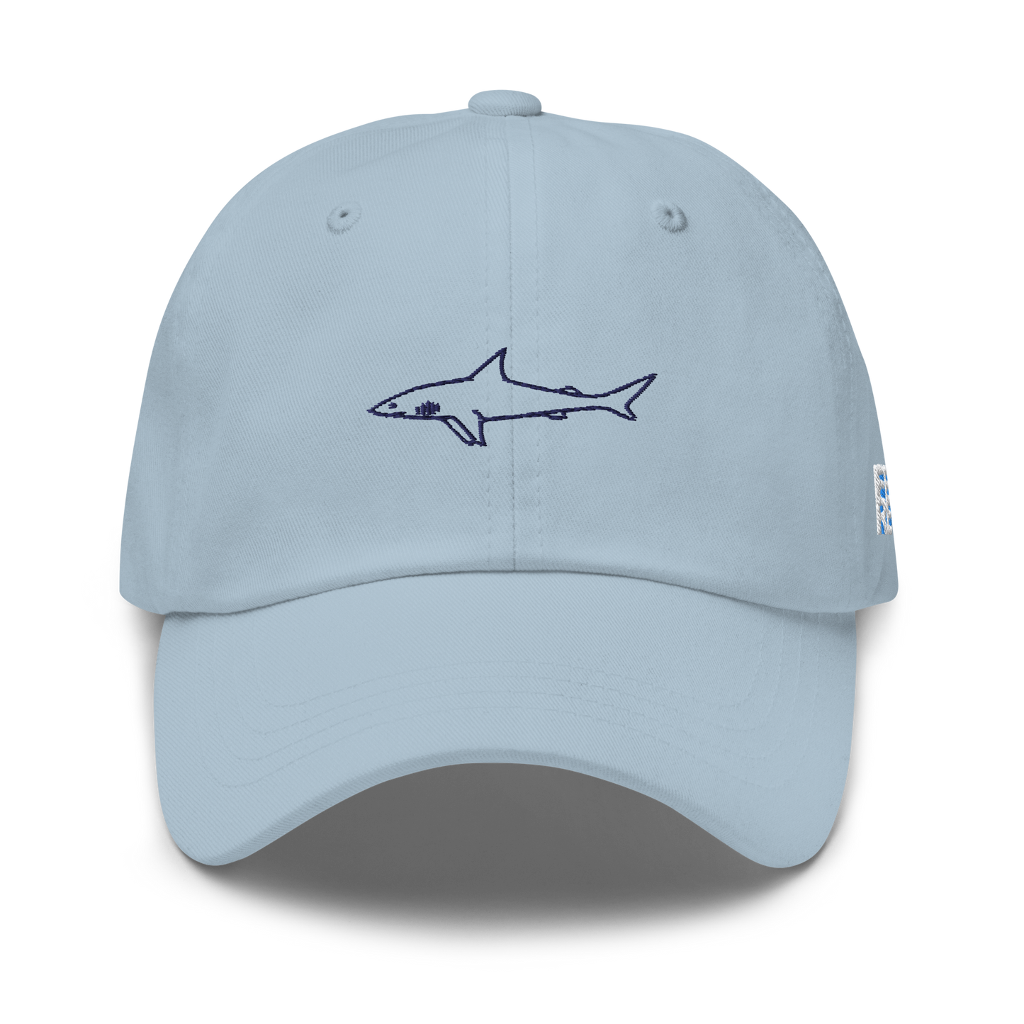 Embroidery Great White Shark Cap | Unisex Cotton Cap