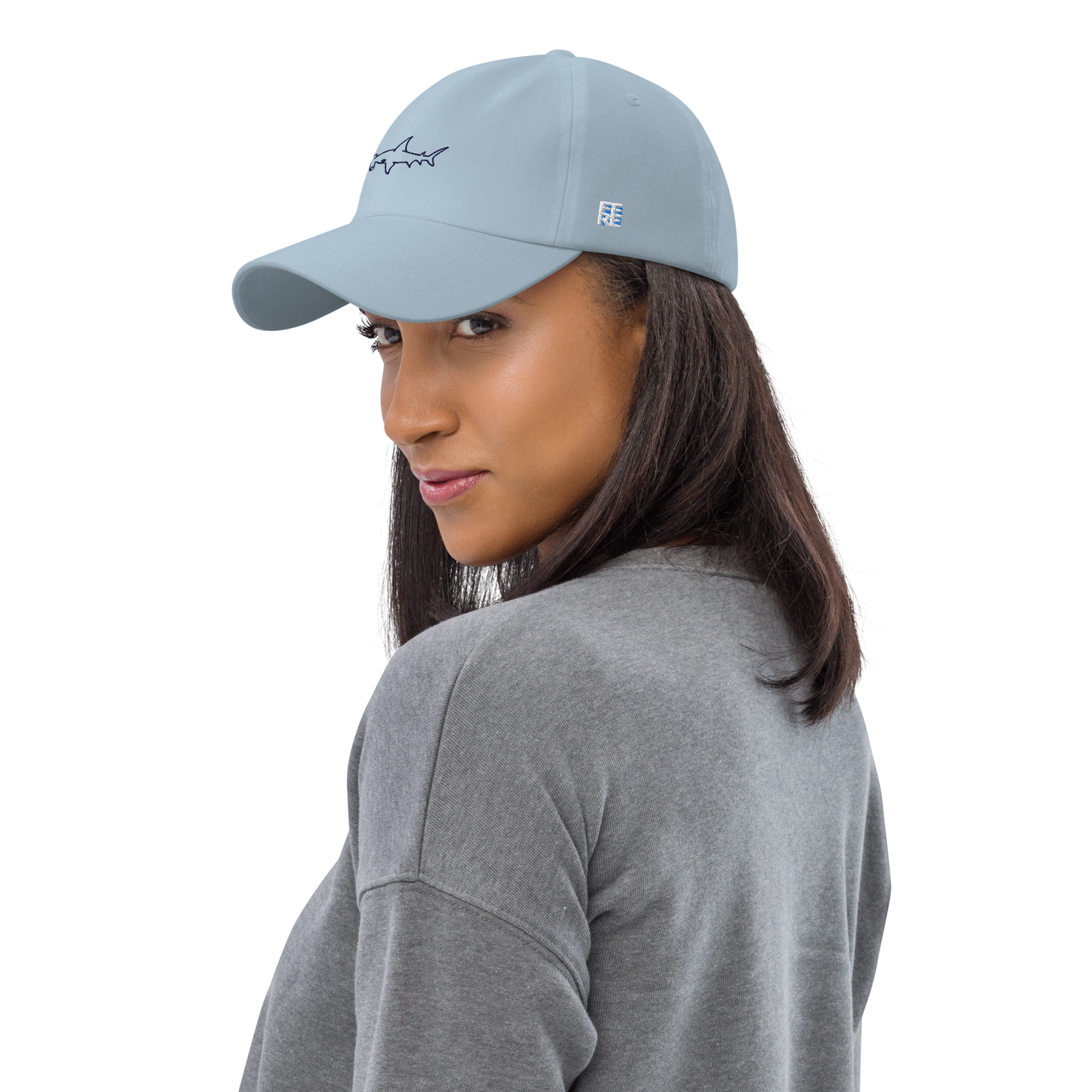 Embroidery Hammerhead Shark Cap | Unisex Cotton Cap