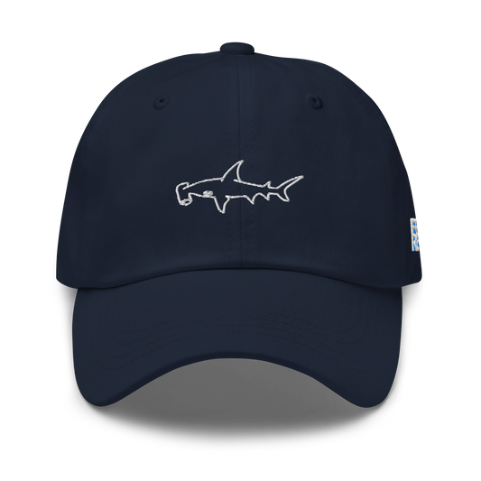 Embroidery Hammerhead Shark Cap | Unisex Cotton Cap