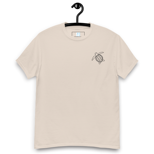 Embroidered Sea Turtle Tee | Unisex Heavy Cotton Tee