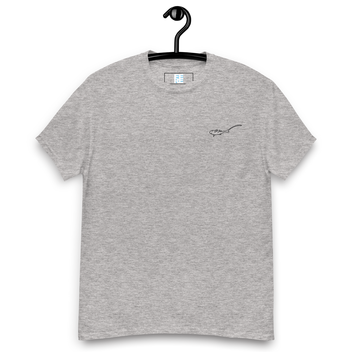 Embroidered Thresher Shark Tee | Unisex Heavy Cotton Tee