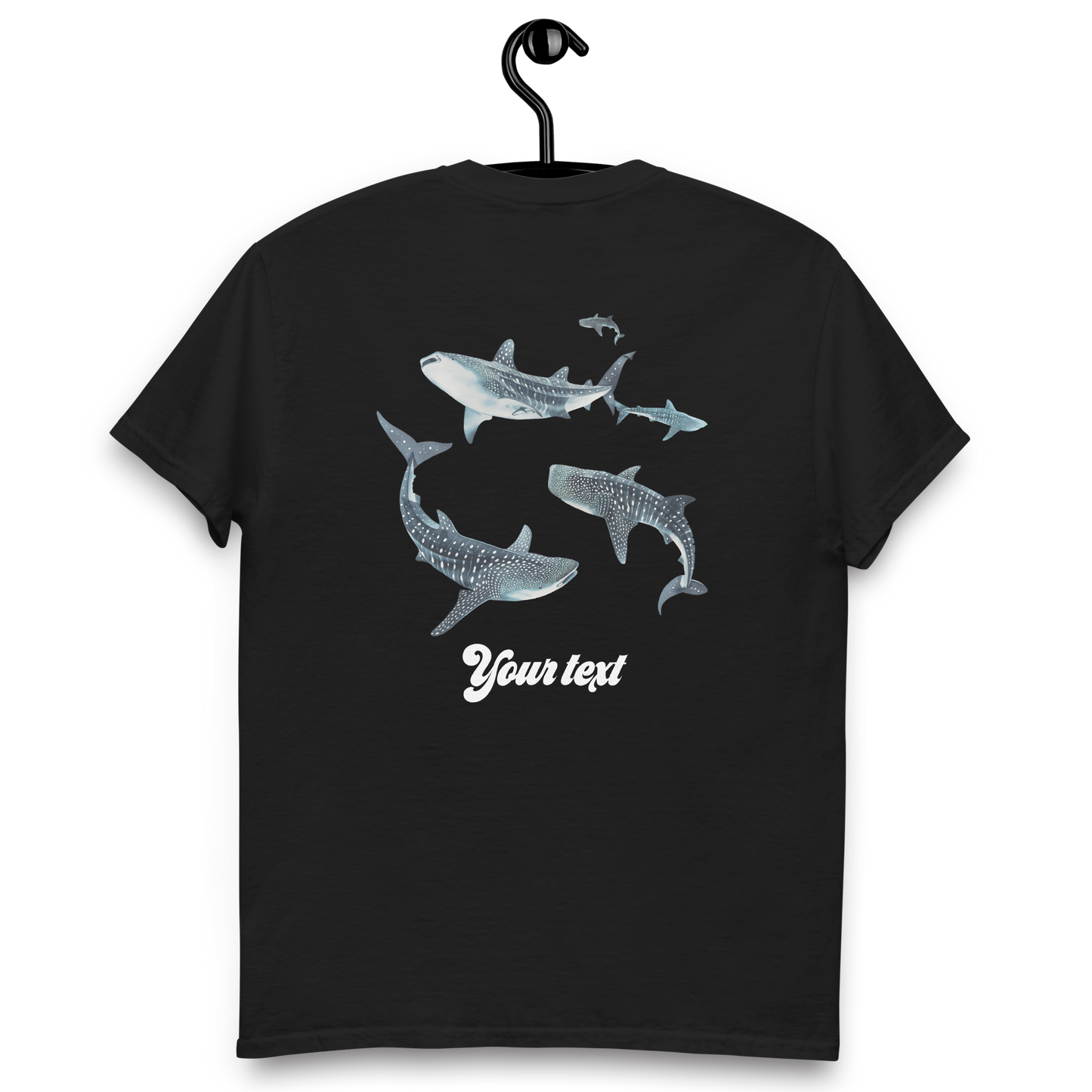 Customised Shark Tee | Unisex Heavy Cotton Tee