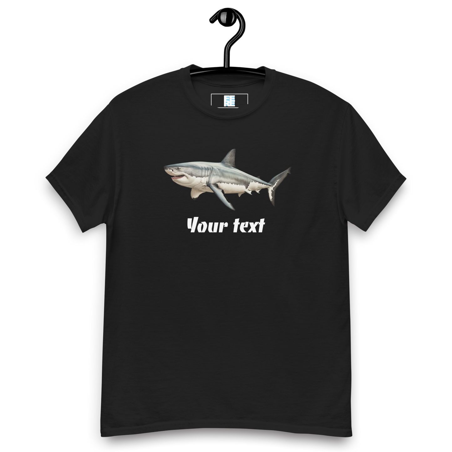 Customised Shark Tee | Unisex Heavy Cotton Tee