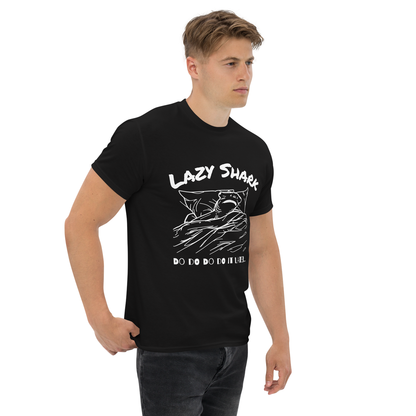 Lazy Hammerhead Shark Tee | Unisex Heavy Cotton Tee