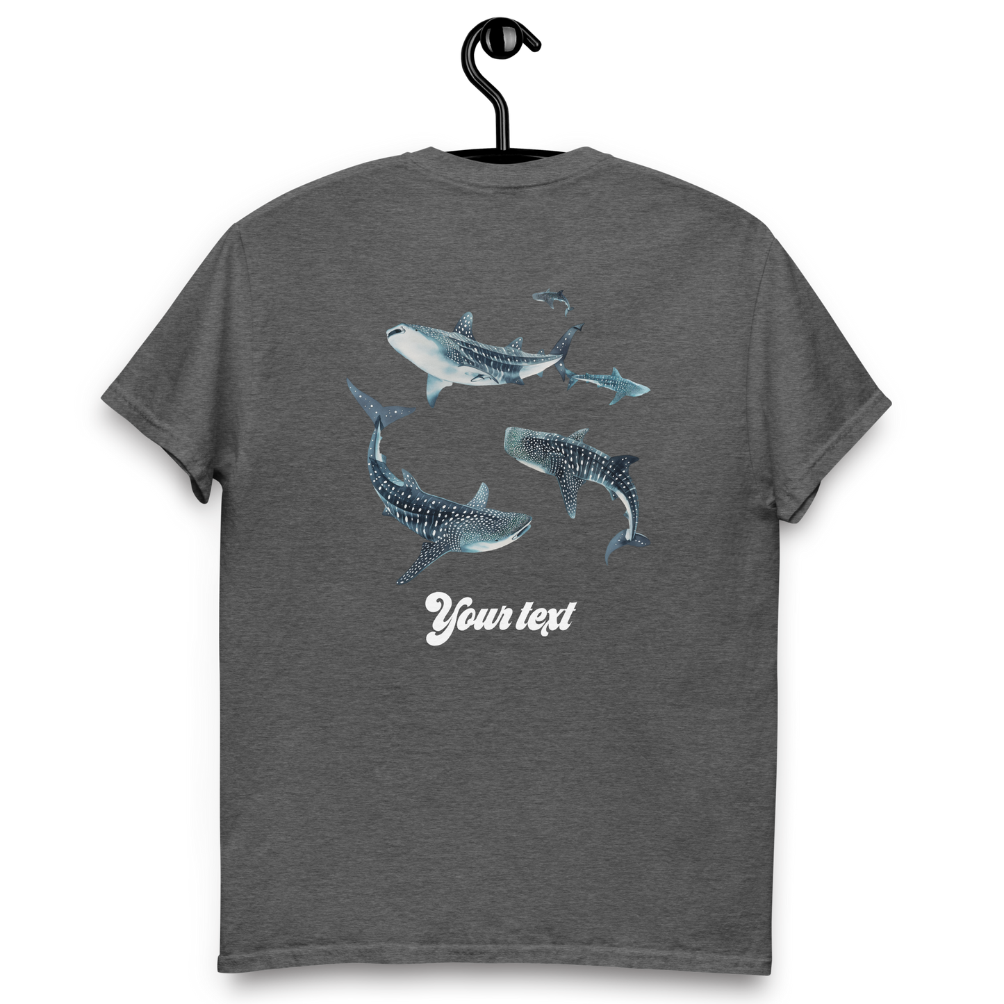 Customised Shark Tee | Unisex Heavy Cotton Tee