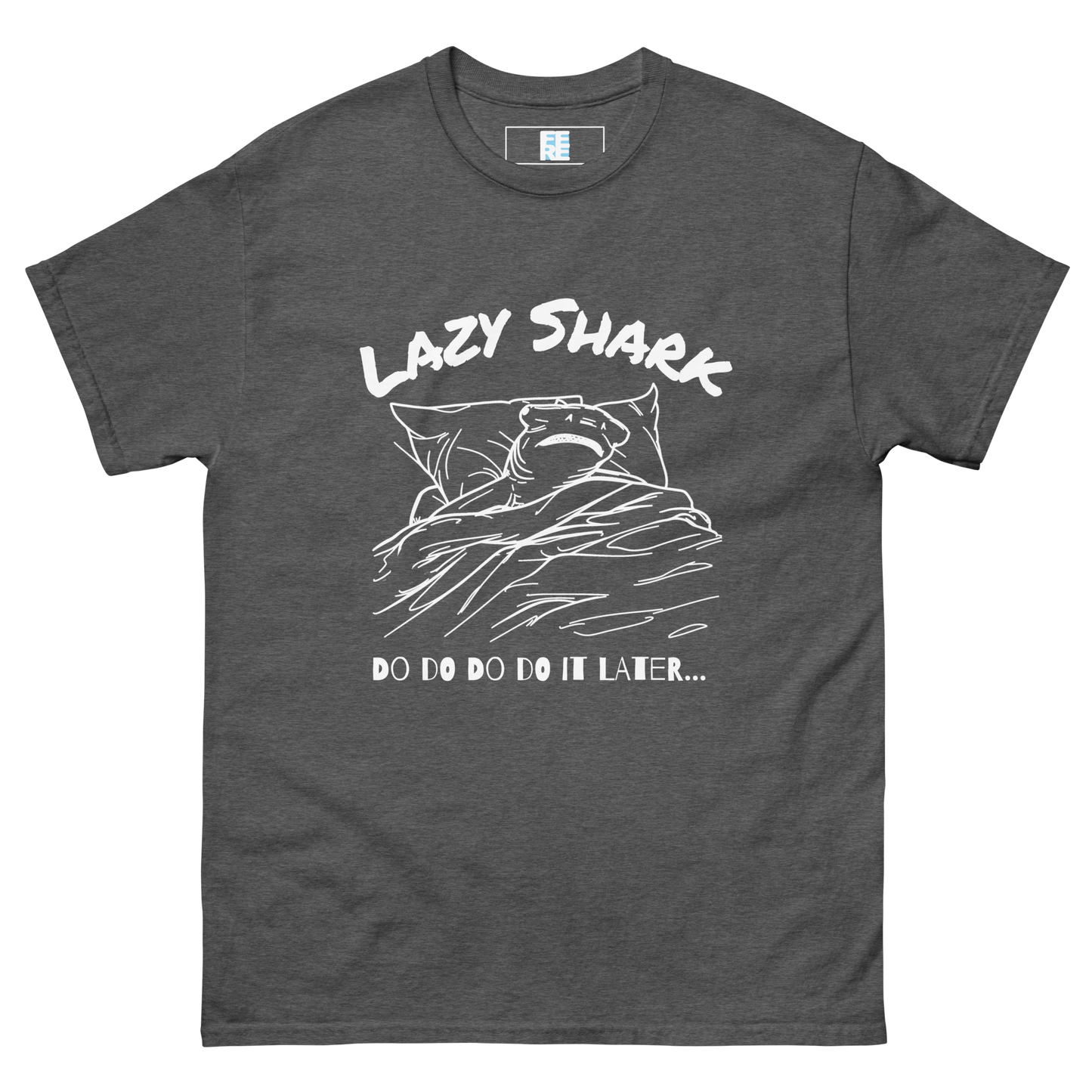 Lazy Hammerhead Shark Tee | Unisex Heavy Cotton Tee