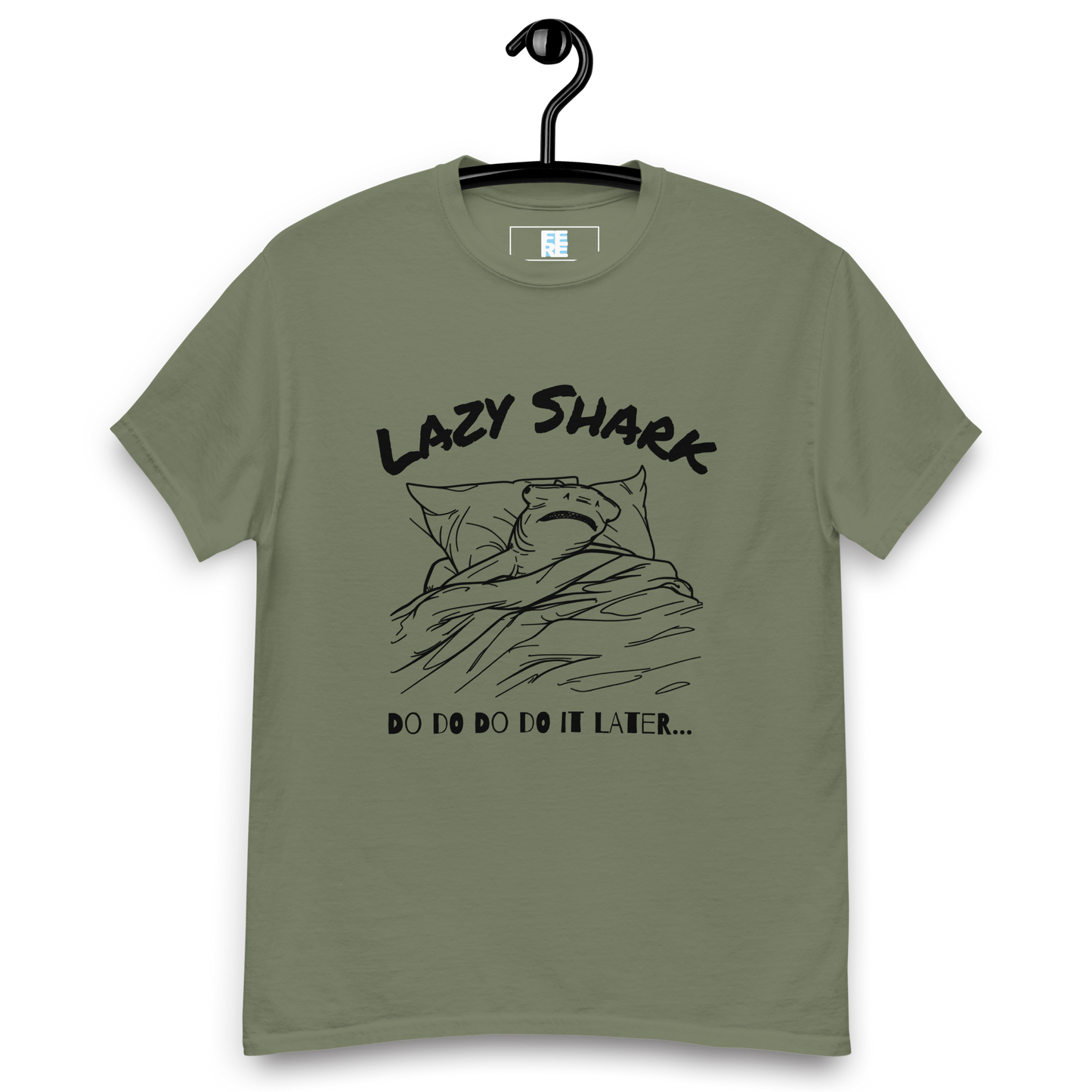 Lazy Hammerhead Shark Tee | Unisex Heavy Cotton Tee