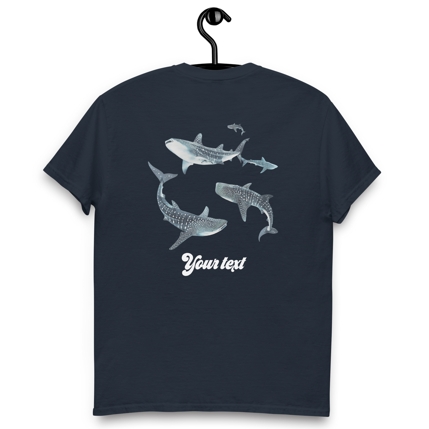 Customised Shark Tee | Unisex Heavy Cotton Tee