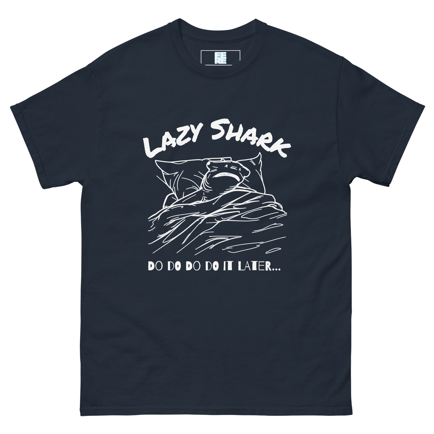 Lazy Hammerhead Shark Tee | Unisex Heavy Cotton Tee