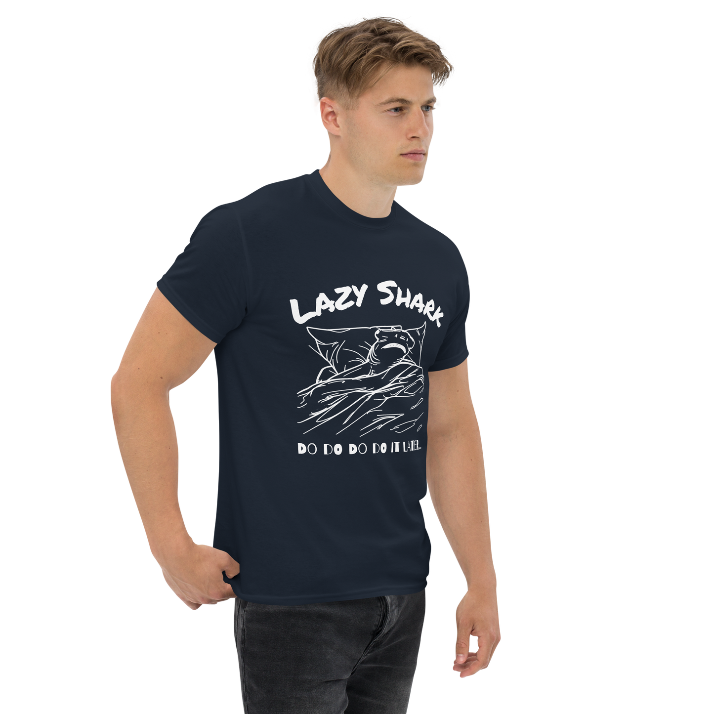 Lazy Hammerhead Shark Tee | Unisex Heavy Cotton Tee