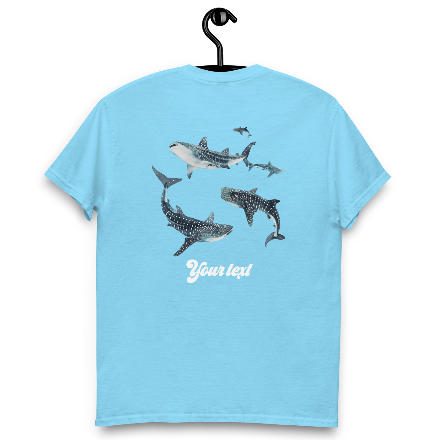 Customised Shark Tee | Unisex Heavy Cotton Tee