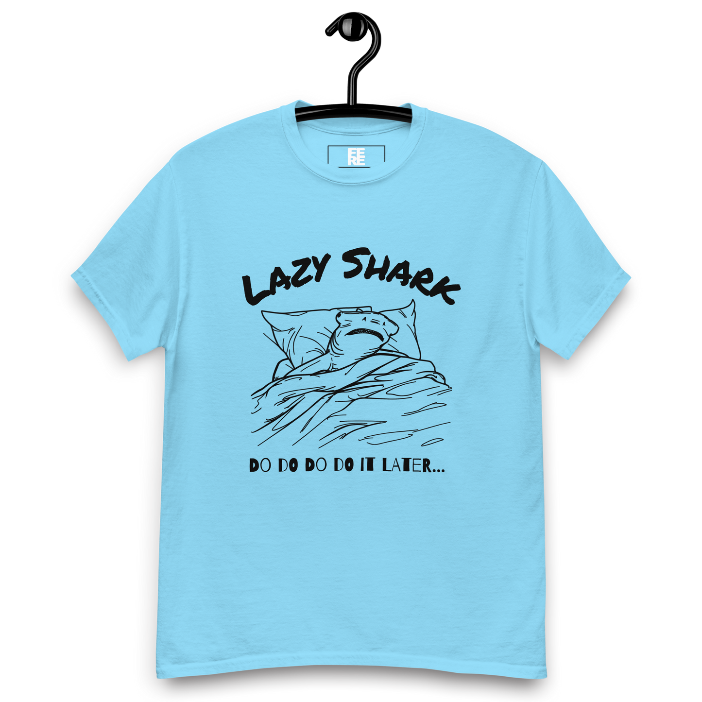 Lazy Hammerhead Shark Tee | Unisex Heavy Cotton Tee